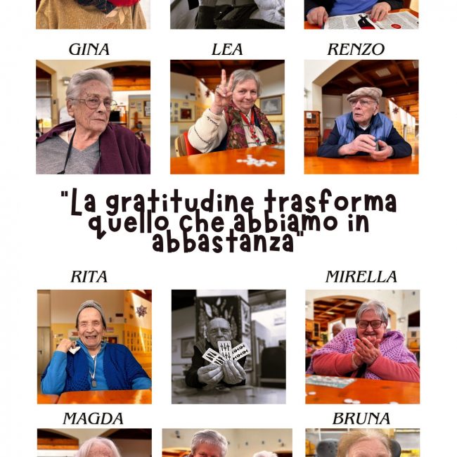 Personale e residenti della CRA Villa I Tulipani